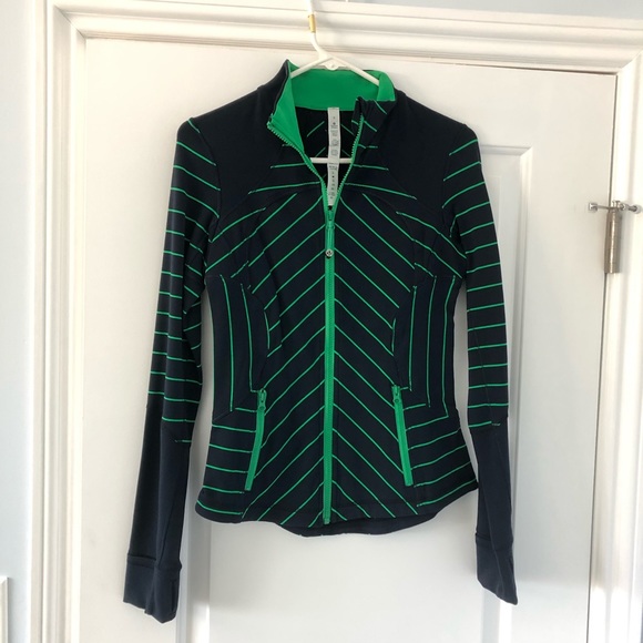 lululemon athletica Jackets & Blazers - Lululemon Athletica Forme Jacket Navy/Green